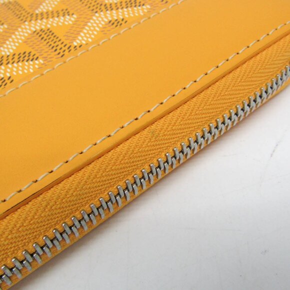 GOYARD Yellow Leather Wallet - Picture 10 of 16